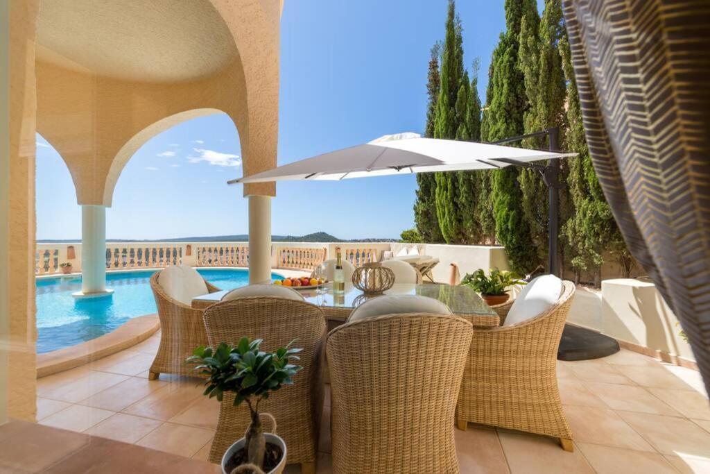 Meerblick Villa "Buena Vista" In Santa Ponsa, Mallorca Dış mekan fotoğraf